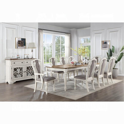 ACME Furniture - Florian Server - Oak & Antique White Finish - DN01656 veiw 5