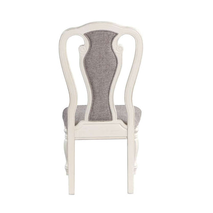 ACME Furniture - Florian Side Chair (Set of 2) - Gray & Antique White - DN01654 veiw 4