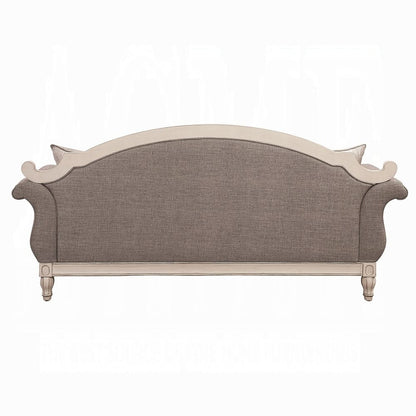ACME Furniture - Florian Sofa w/4 Pillows - Gray & Antique White - LV02119 view 4