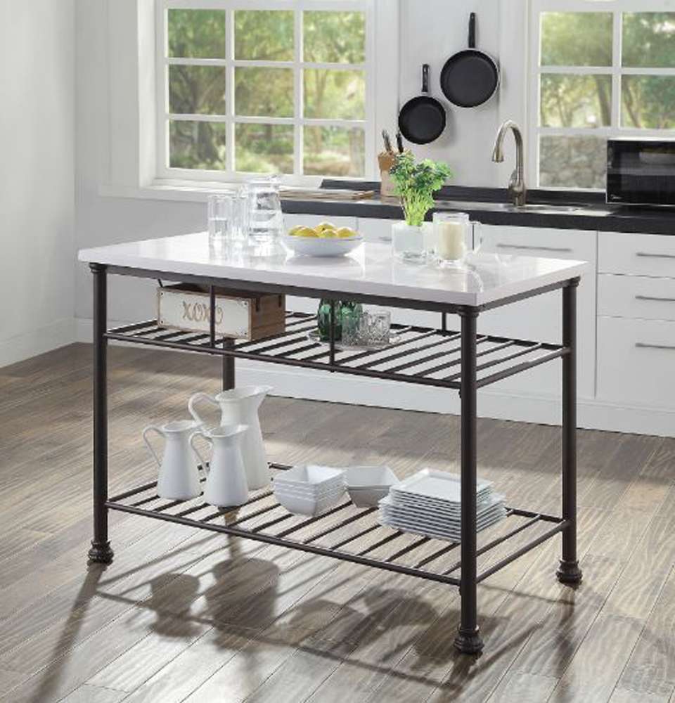 ACME Furniture - Freyja Kitchen Island - 98941 veiw 2