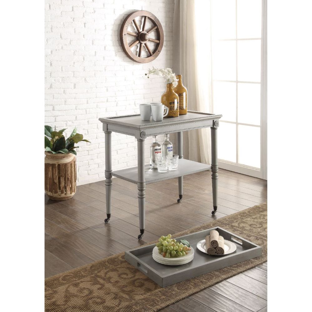 ACME Furniture - Frisco - Tray Table - Antique Slate - 82906 view 8
