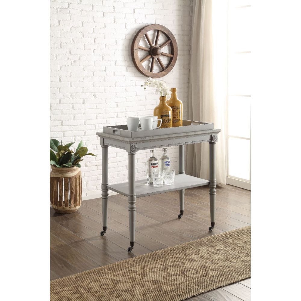 ACME Furniture - Frisco - Tray Table - Antique Slate - 82906 view 9