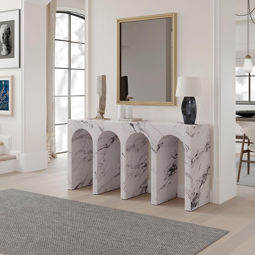 ACME Furniture - Fritzy Console Table - Engineered Stone Finish - AC03129 veiw 2