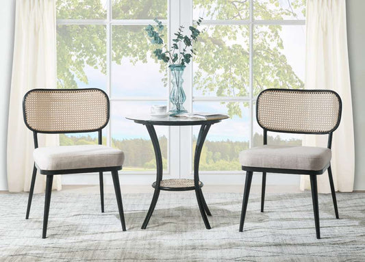ACME Furniture - Frydel 3 Pcs Table & Chairs Set - Black - AC01169 veiw 1