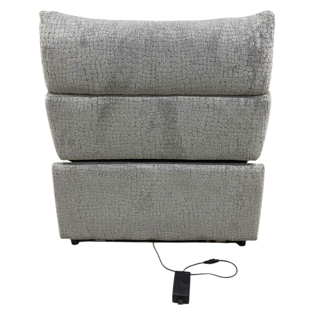 ACME Furniture - Fullar - Modular Power Motion Armless Recliner - Light Gary Chenille - LV03312 view 3