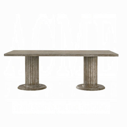 ACME Furniture - Gabrian Dining Table w/Double Pedestal - 60170 view 2