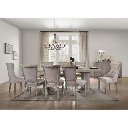 ACME Furniture - Gabrian Dining Table w/Double Pedestal - 60170 view 5