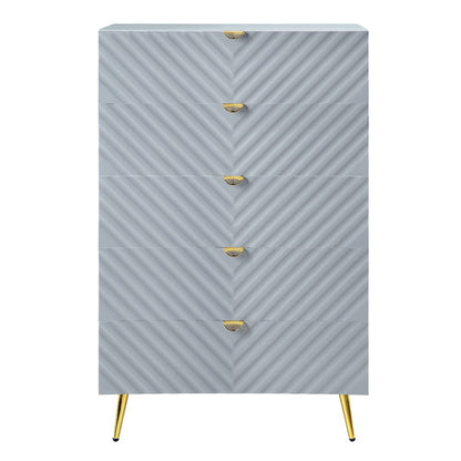 ACME Furniture - Gaines - Chest - Gray High Gloss Finish - BD01044A view 2