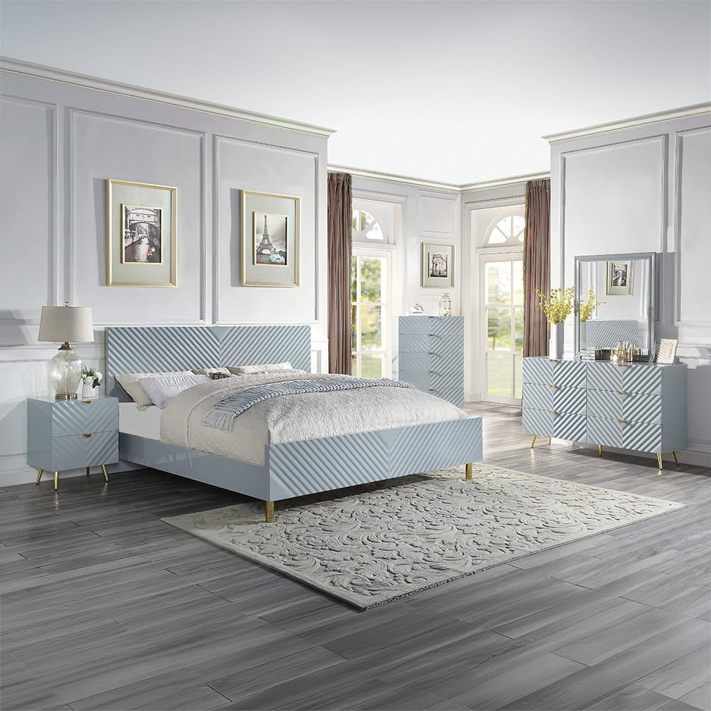 ACME Furniture - Gaines - Chest - Gray High Gloss Finish - BD01044A view 5