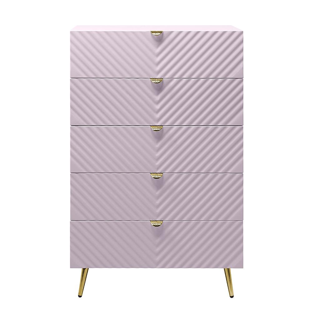 ACME Furniture - Gaines Chest - Pink High Gloss Finish - BD02666 veiw 4