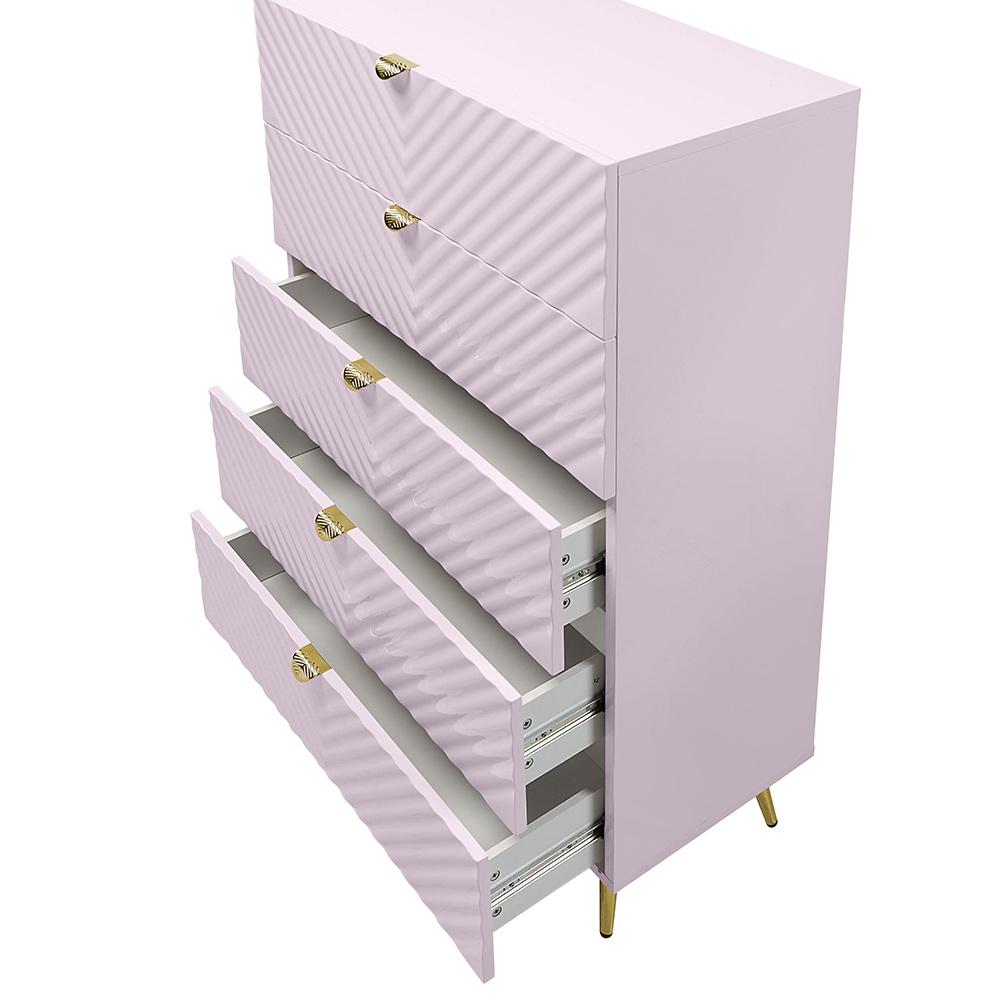 ACME Furniture - Gaines Chest - Pink High Gloss Finish - BD02666 veiw 7