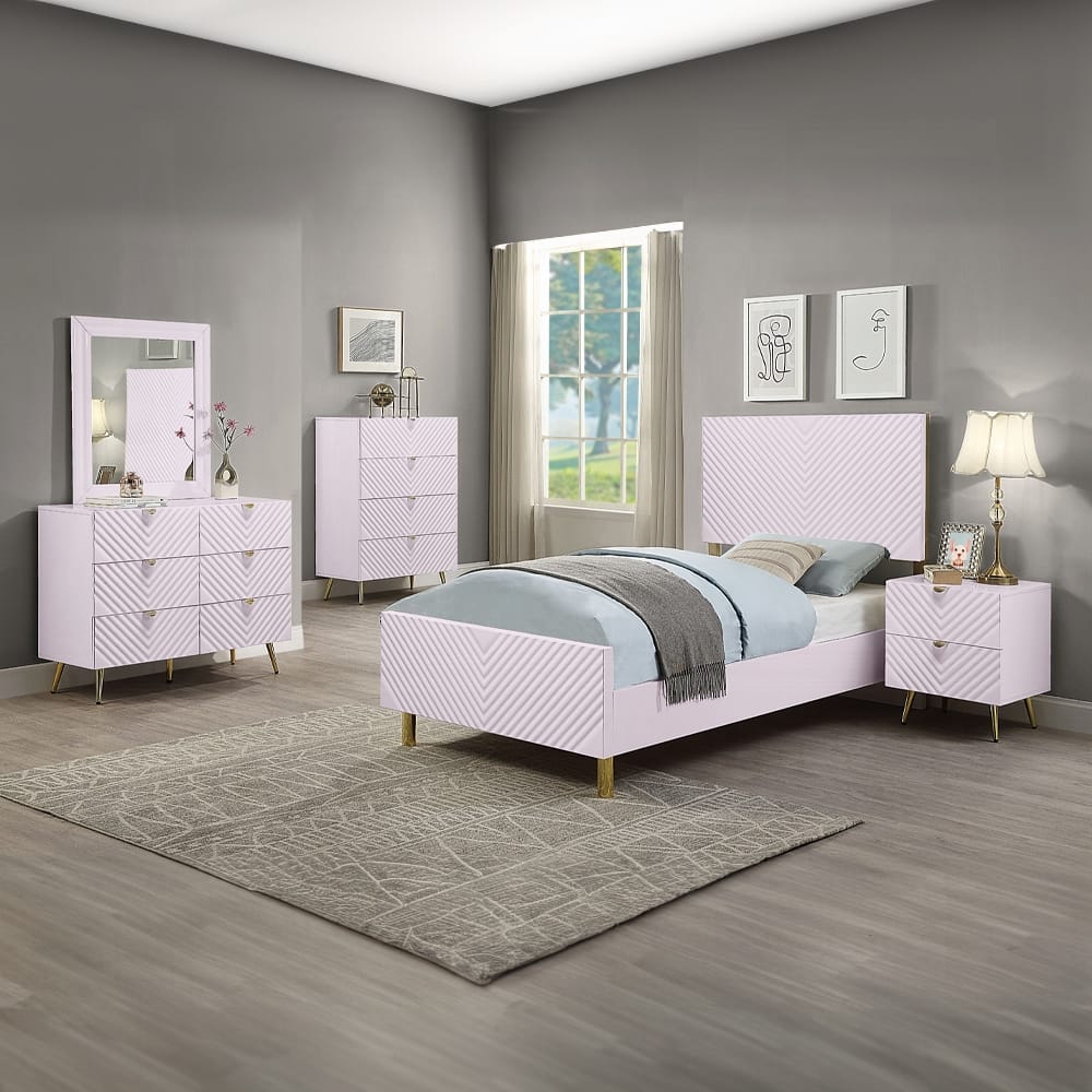 ACME Furniture - Gaines Chest - Pink High Gloss Finish - BD02666 veiw 12