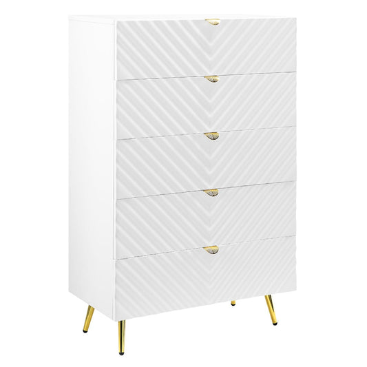 ACME Furniture - Gaines - Chest - White High Gloss  - BD01038A view 1