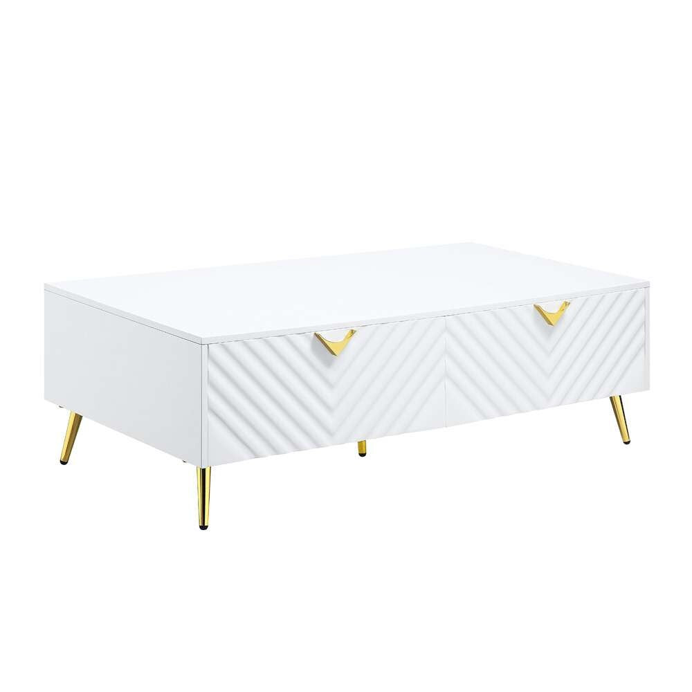 ACME Furniture - Gaines Coffee Table - White High Gloss - LV01139 view 1