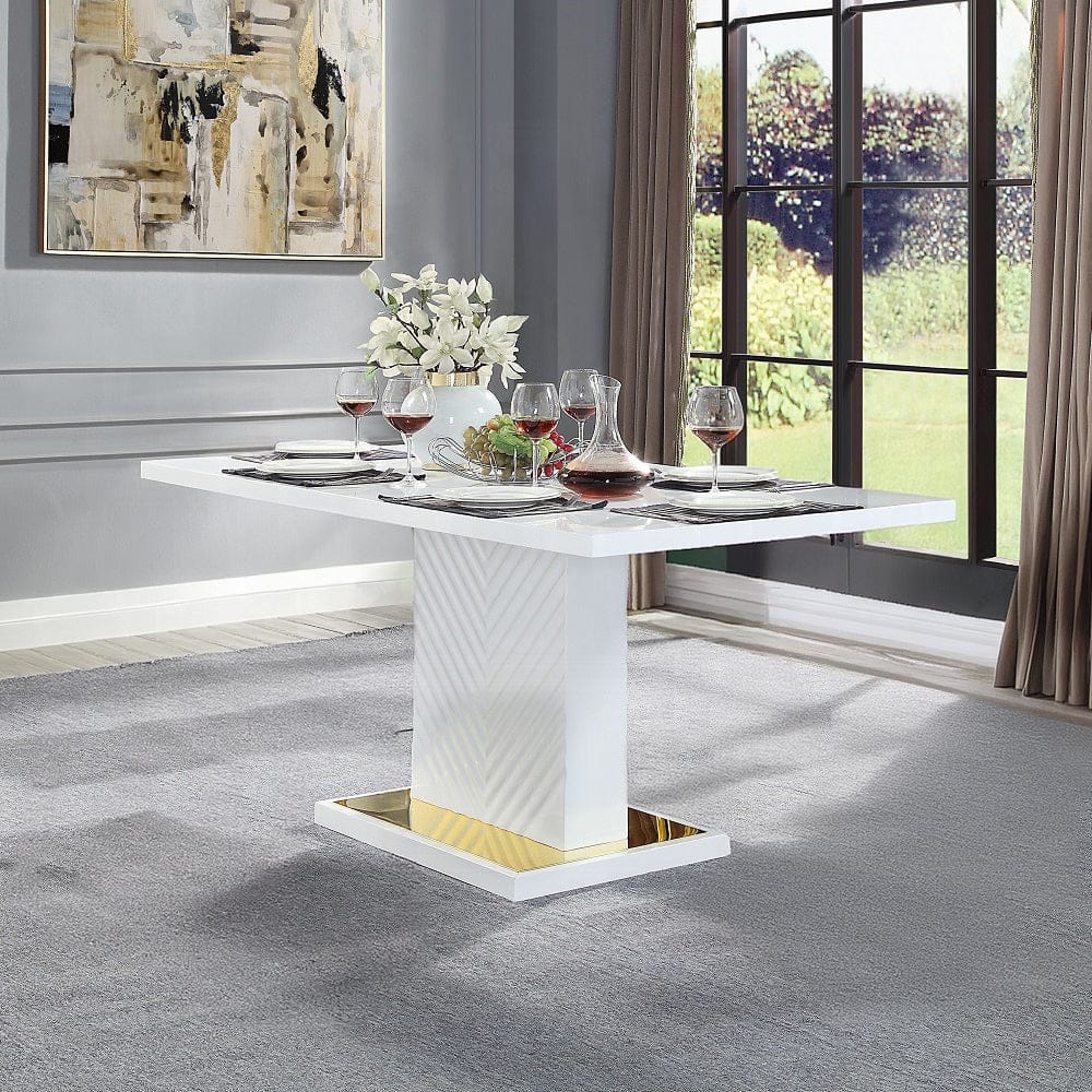 ACME Furniture - Gaines Dining Table - DN01258 view 4