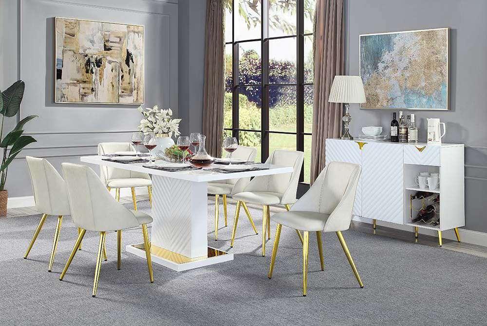 ACME Furniture - Gaines Dining Table - DN01258 view 5