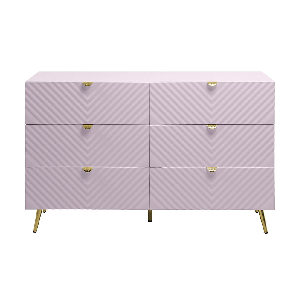 ACME Furniture - Gaines Dresser - Pink High Gloss Finish - BD02665 view 2