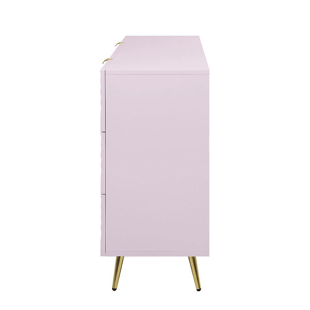 ACME Furniture - Gaines Dresser - Pink High Gloss Finish - BD02665 view 4