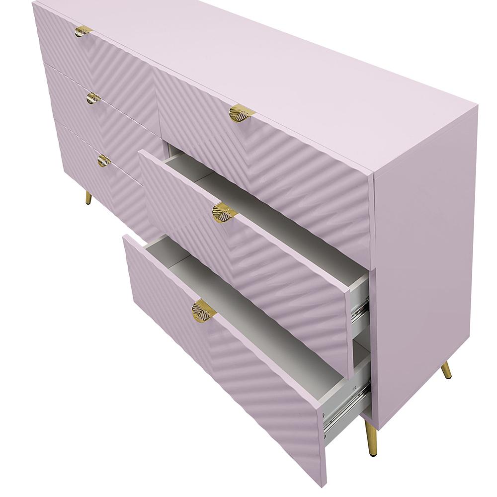 ACME Furniture - Gaines Dresser - Pink High Gloss Finish - BD02665 view 5