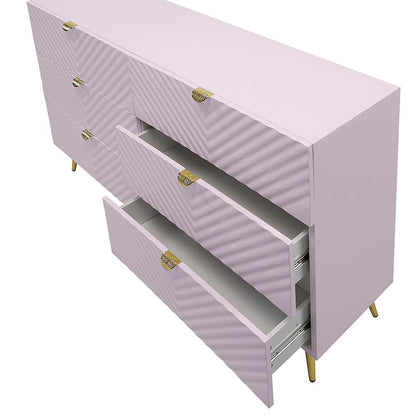 ACME Furniture - Gaines Dresser - Pink High Gloss Finish - BD02665 view 5