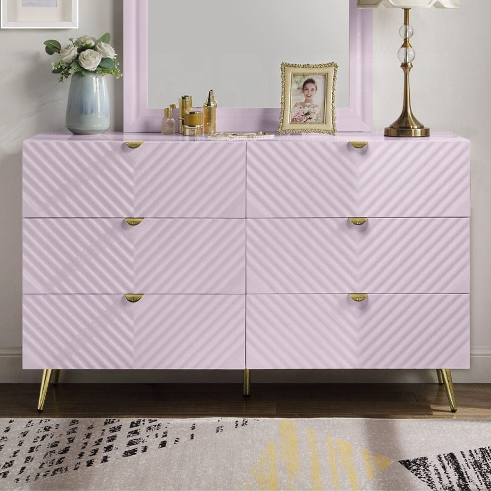 ACME Furniture - Gaines Dresser - Pink High Gloss Finish - BD02665 view 11