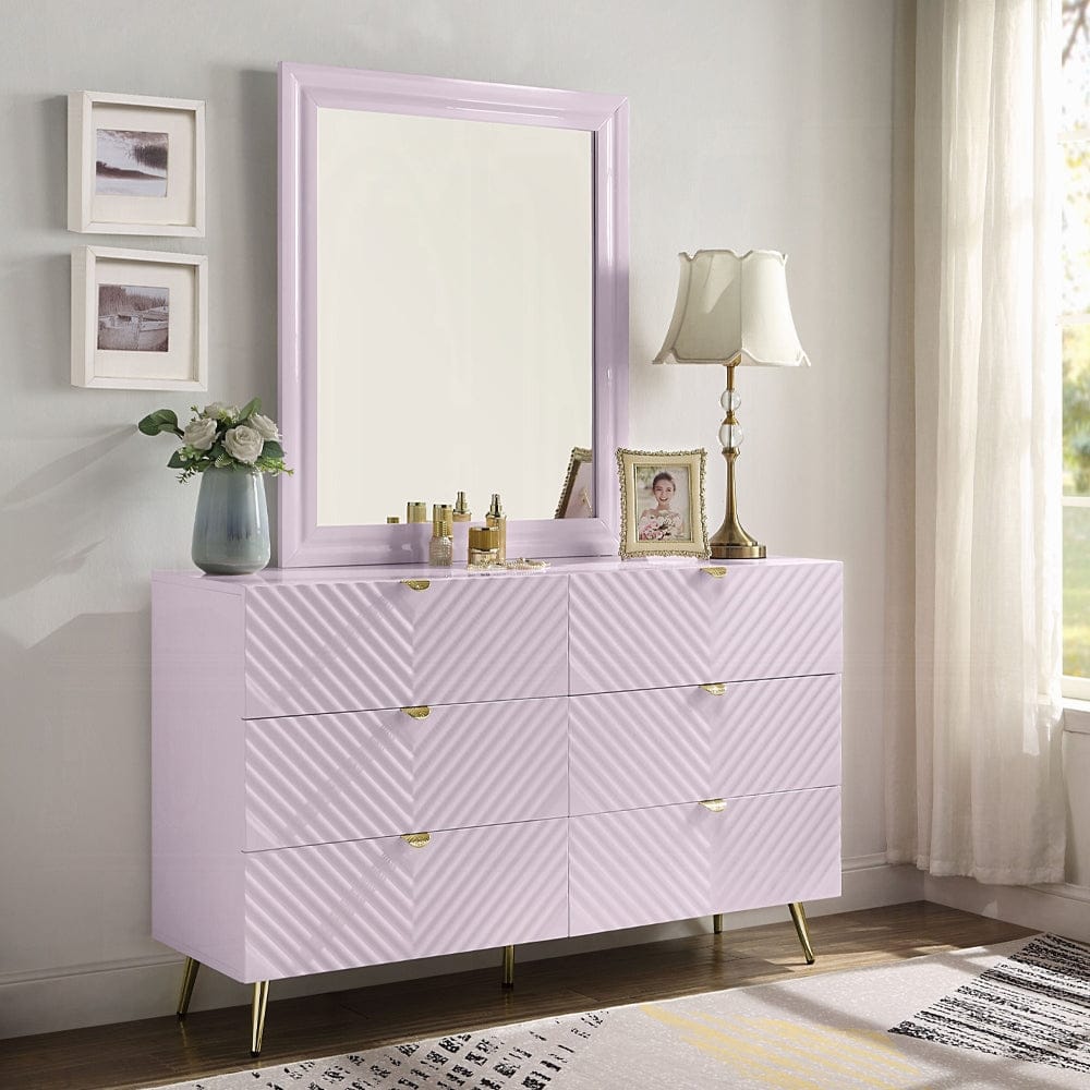 ACME Furniture - Gaines Dresser - Pink High Gloss Finish - BD02665 view 12