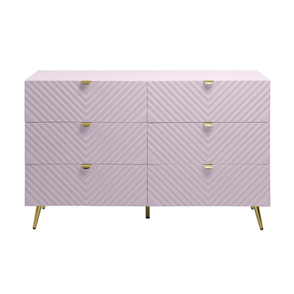 ACME Furniture - Gaines Dresser - Pink High Gloss Finish - BD02665 veiw 2