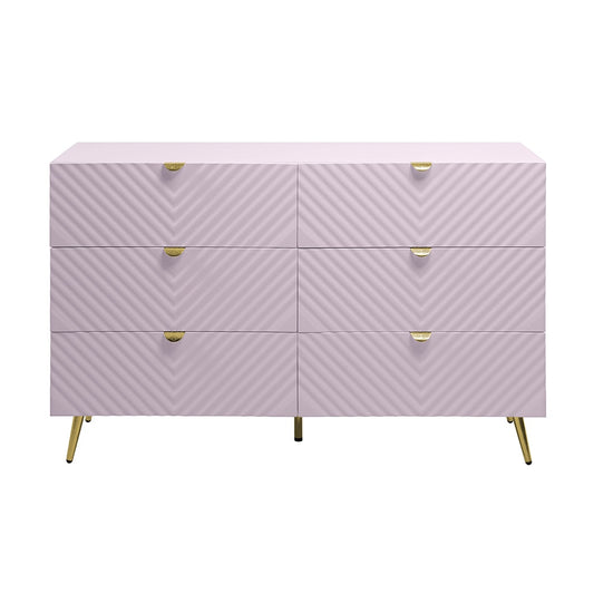 ACME Furniture - Gaines Dresser - Pink High Gloss Finish - BD02665 veiw 2
