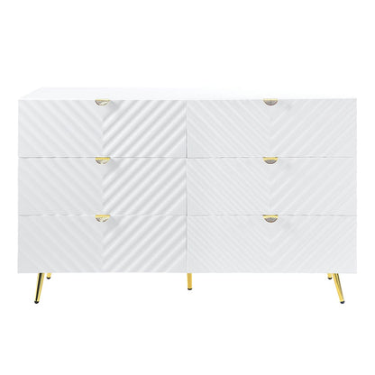 ACME Furniture - Gaines - Dresser - White High Gloss  - BD01037A view 2