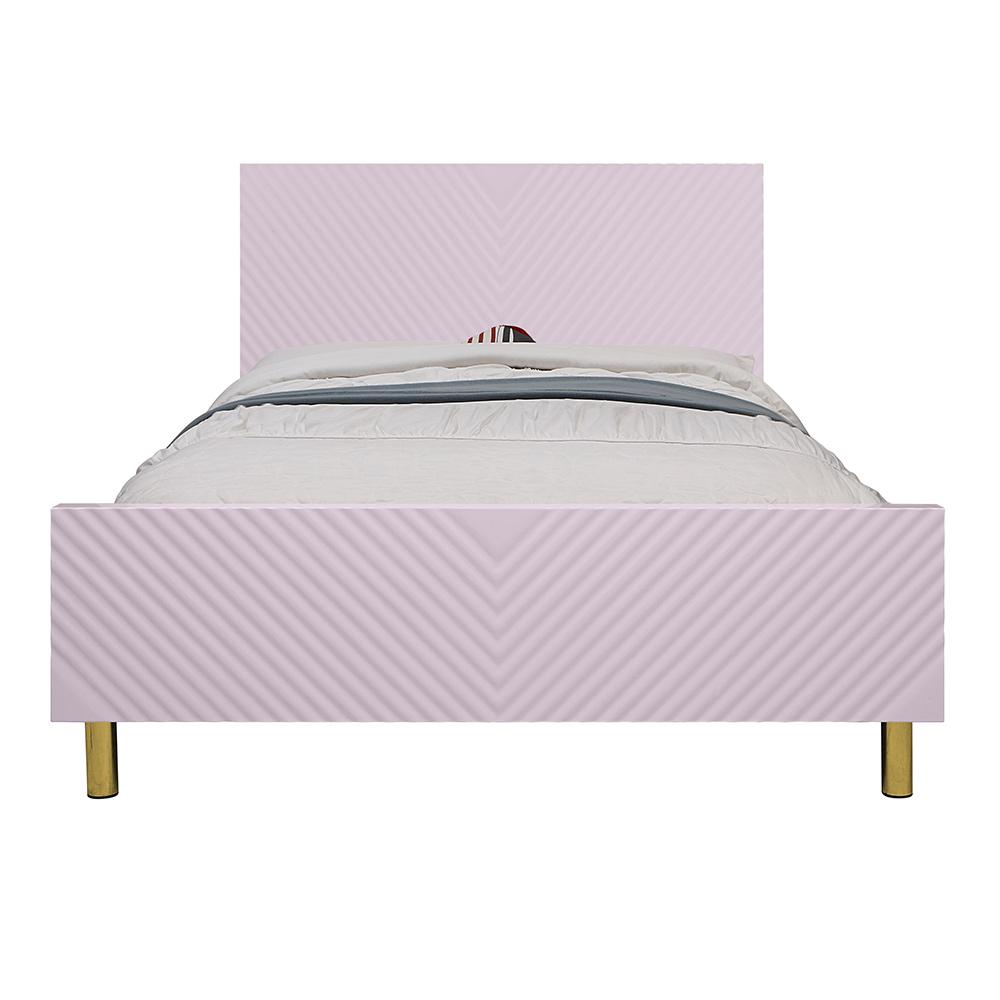 ACME Furniture - Gaines Full Bed - Pink High Gloss Finish - BD02660F view 2