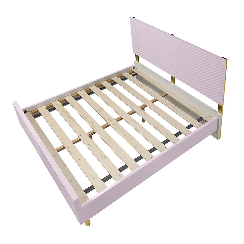 ACME Furniture - Gaines Full Bed - Pink High Gloss Finish - BD02660F view 5