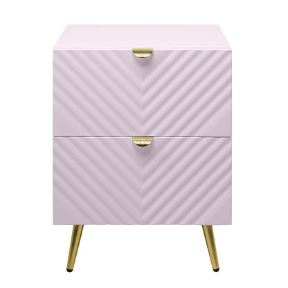 ACME Furniture - Gaines Nightstand - Pink High Gloss Finish - BD02663 view 2