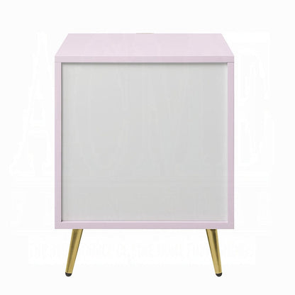 ACME Furniture - Gaines Nightstand - Pink High Gloss Finish - BD02663 view 5