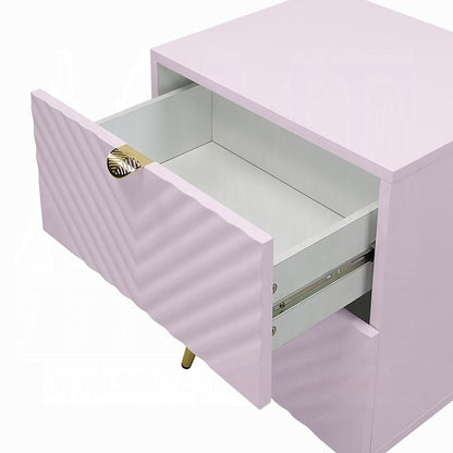 ACME Furniture - Gaines Nightstand - Pink High Gloss Finish - BD02663 view 9