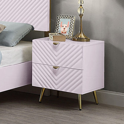 ACME Furniture - Gaines Nightstand - Pink High Gloss Finish - BD02663 view 11