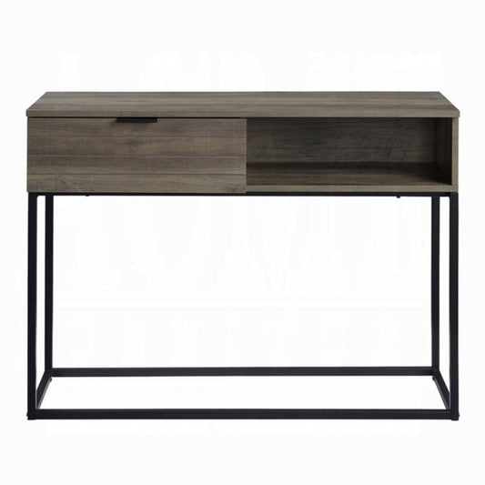 ACME Furniture - Galeno Writing Desk - Rustic Oak & Black Finish - OF00320 view 2