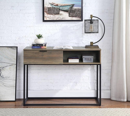 ACME Furniture - Galeno Writing Desk - Rustic Oak & Black Finish - OF00320 view 5