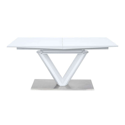 ACME Furniture - Gallegos Dining Table - White High Gloss - DN01947 veiw 2