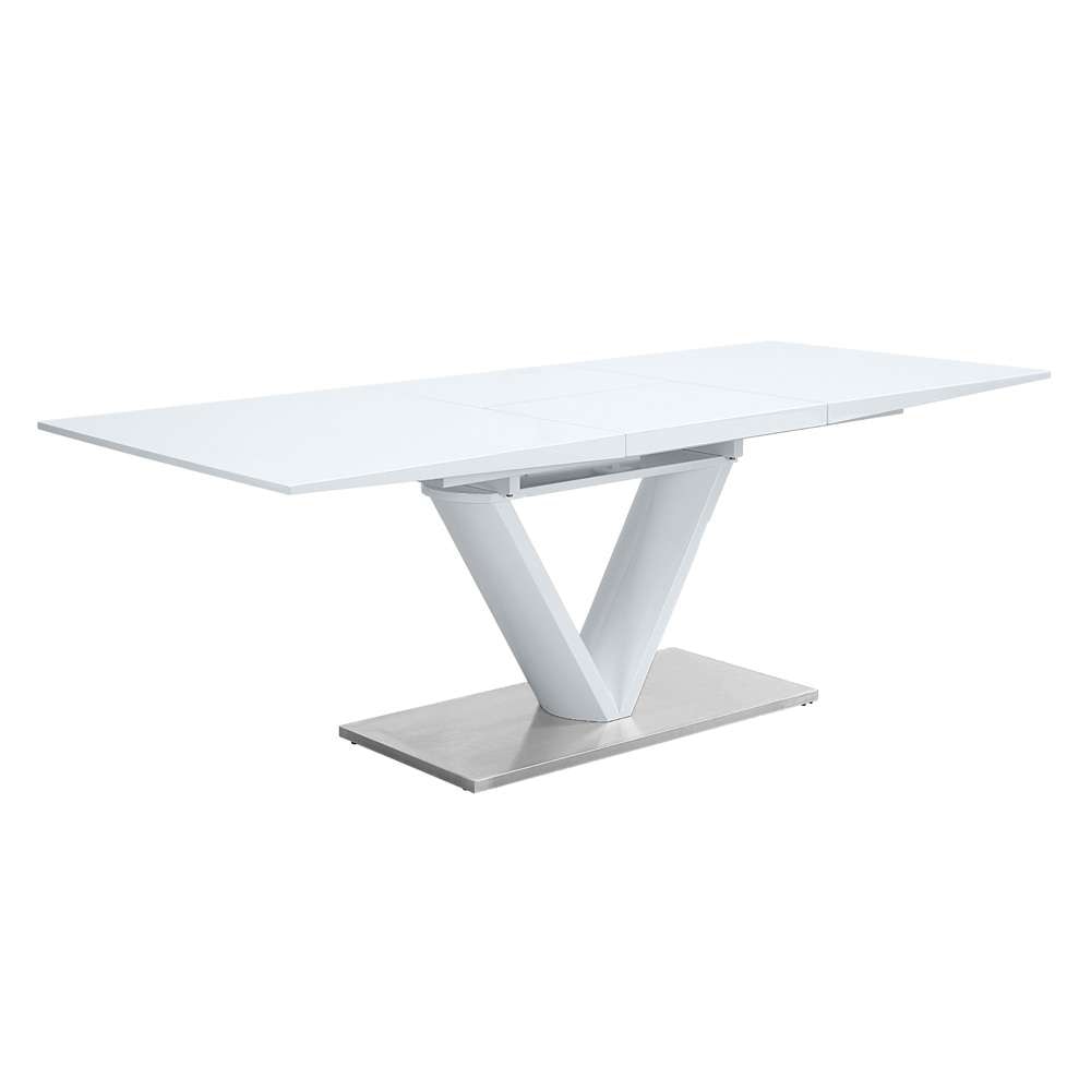 ACME Furniture - Gallegos Dining Table - White High Gloss - DN01947 veiw 3