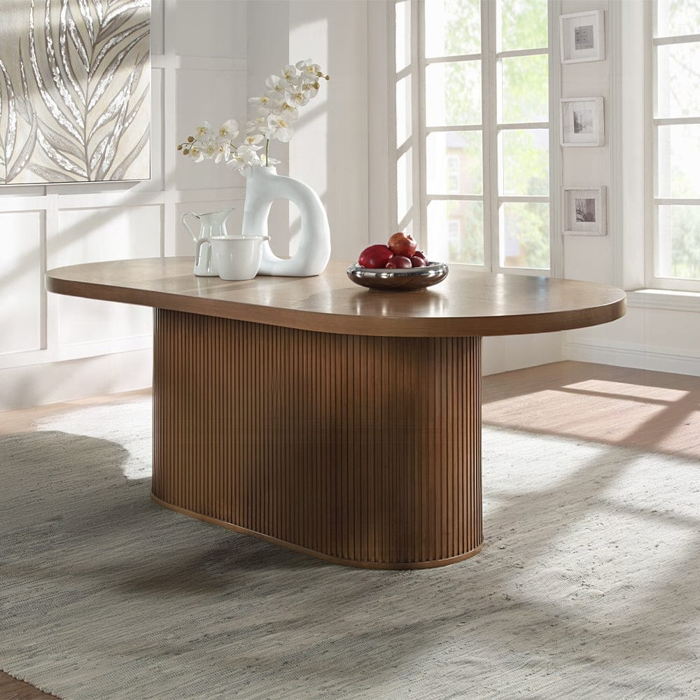 ACME Furniture - Gamarya Dining Table - Oak Finish - DN02855 view 4