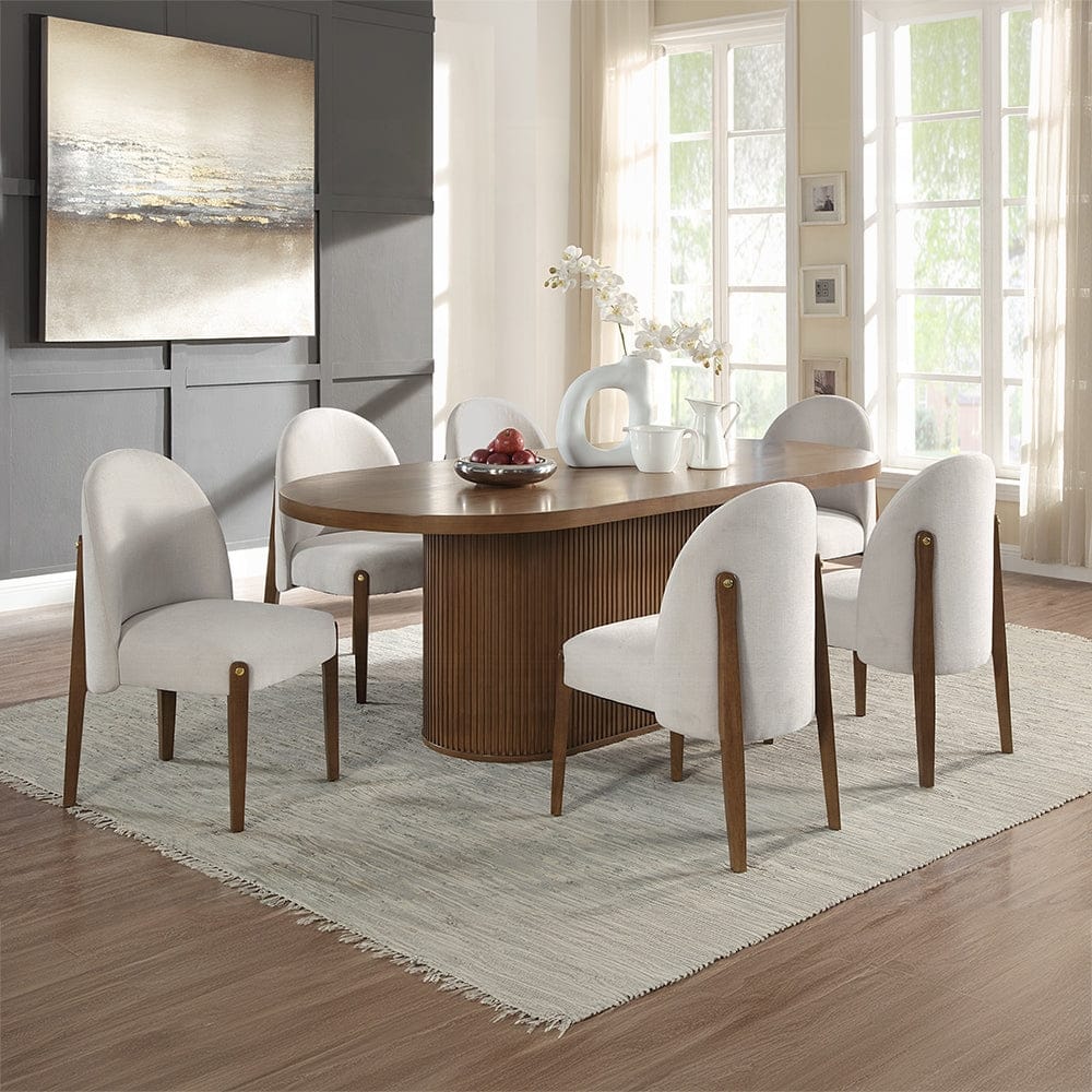 ACME Furniture - Gamarya Dining Table - Oak Finish - DN02855 view 5