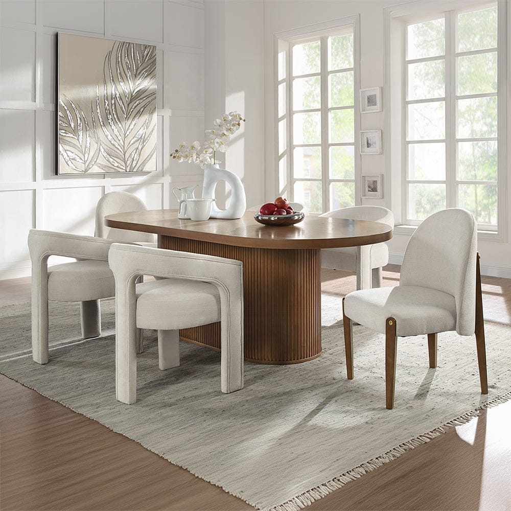 ACME Furniture - Gamarya Dining Table - Oak Finish - DN02855 view 6