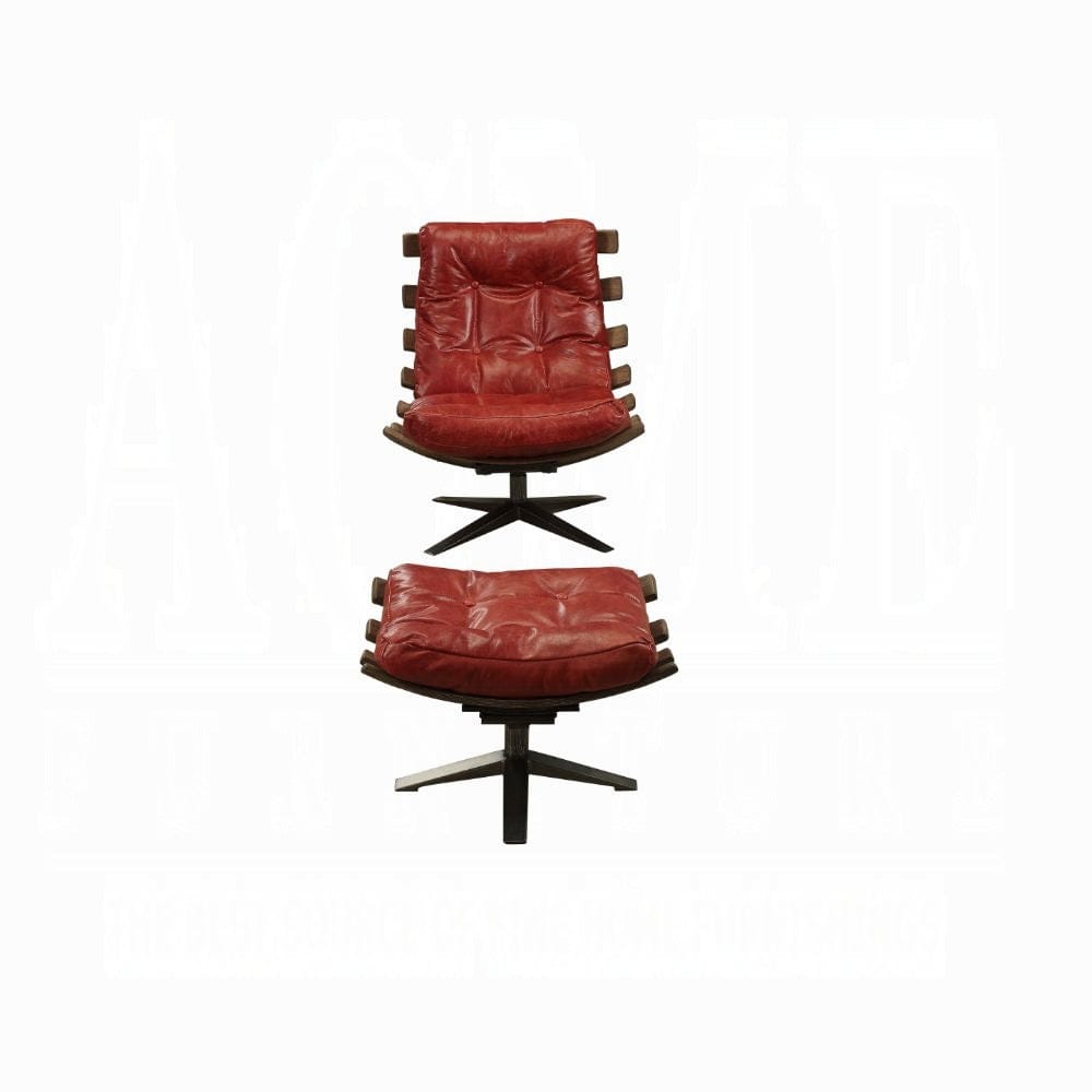 ACME Furniture - Gandy Chair & Ottoman - 59531 3