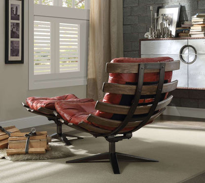 ACME Furniture - Gandy Chair & Ottoman - 59531 view 5