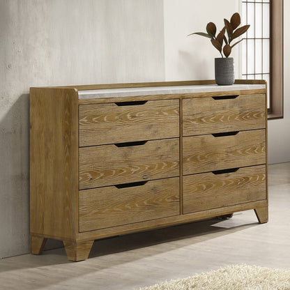 ACME Furniture - Garcia - Dresser - Light Aspen Brown - BD04865 view 4