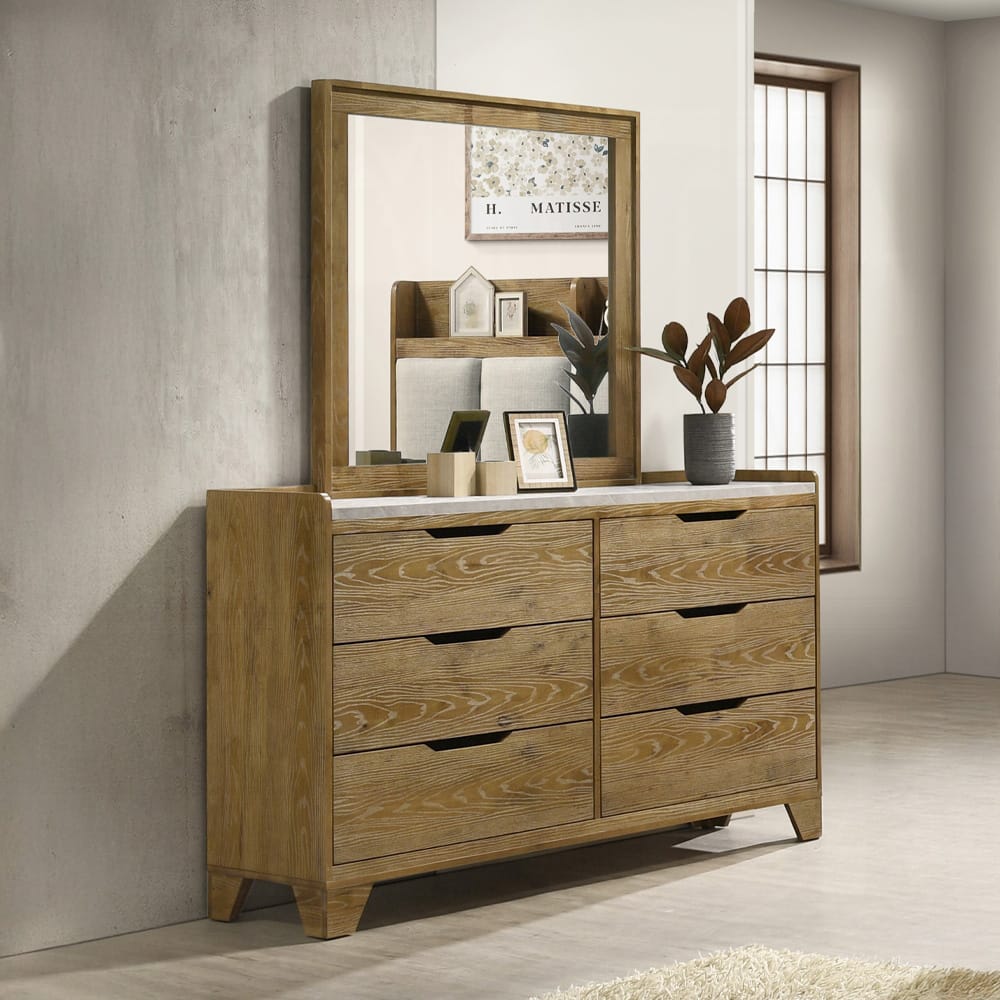 ACME Furniture - Garcia - Dresser - Light Aspen Brown - BD04865 view 5