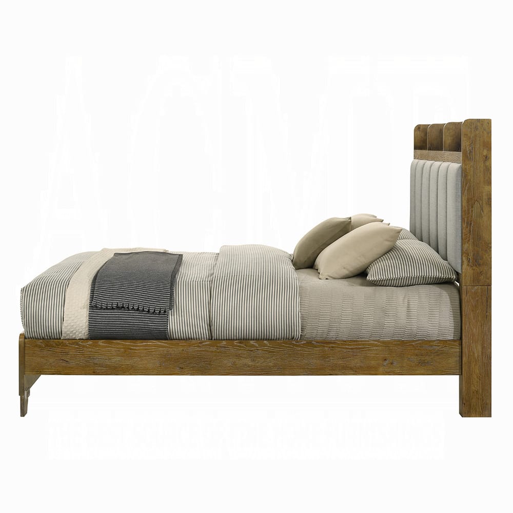 ACME Furniture - Garcia - Eastern King Bed w/USB - Light Aspen Brown - BD04861EK view 3