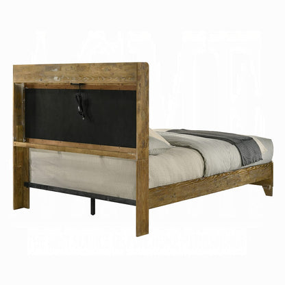 ACME Furniture - Garcia - Eastern King Bed w/USB - Light Aspen Brown - BD04861EK view 4