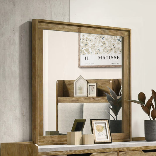 ACME Furniture - Garcia - Mirror - Light Aspen Brown - BD04864 view 2