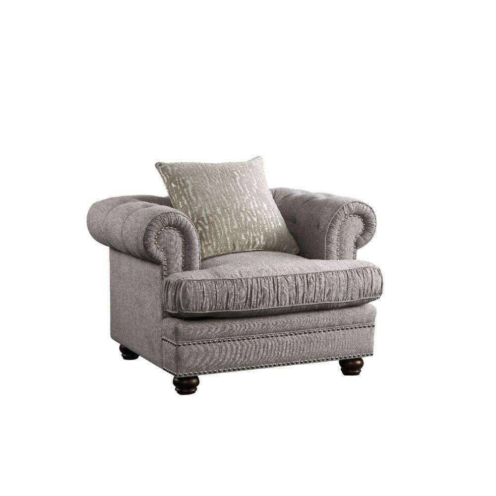 ACME Furniture - Gardenia Chair (w/1 Pillow) - 53097 veiw 1